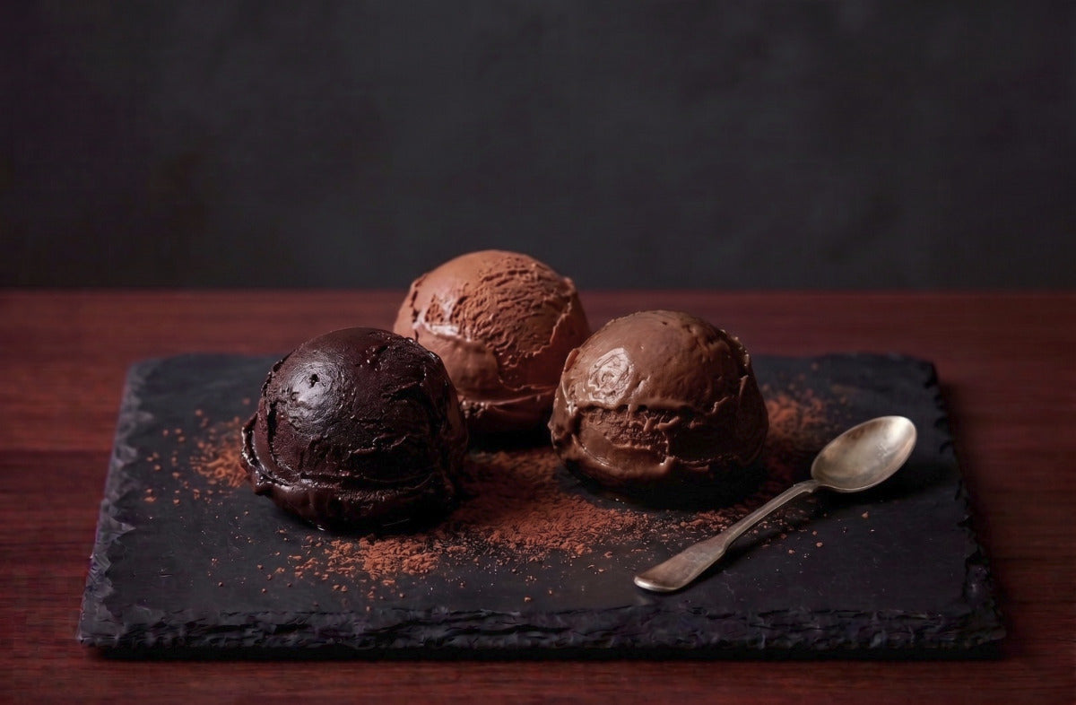 gelato al cioccolato fondente monorigine
